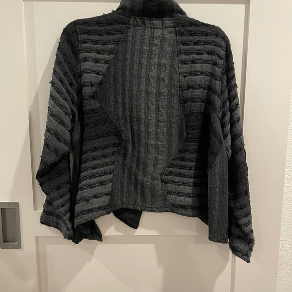 Prisa European Collection Textured jacket one size black - Picture 2 of 4